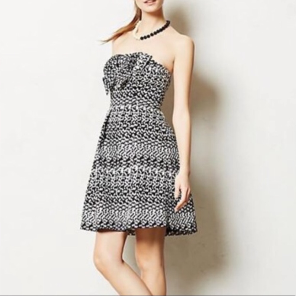 Anthropologie Eva Franco Vera Bow Dress Size 4